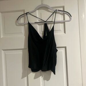 Silk cowl neck Zara tank